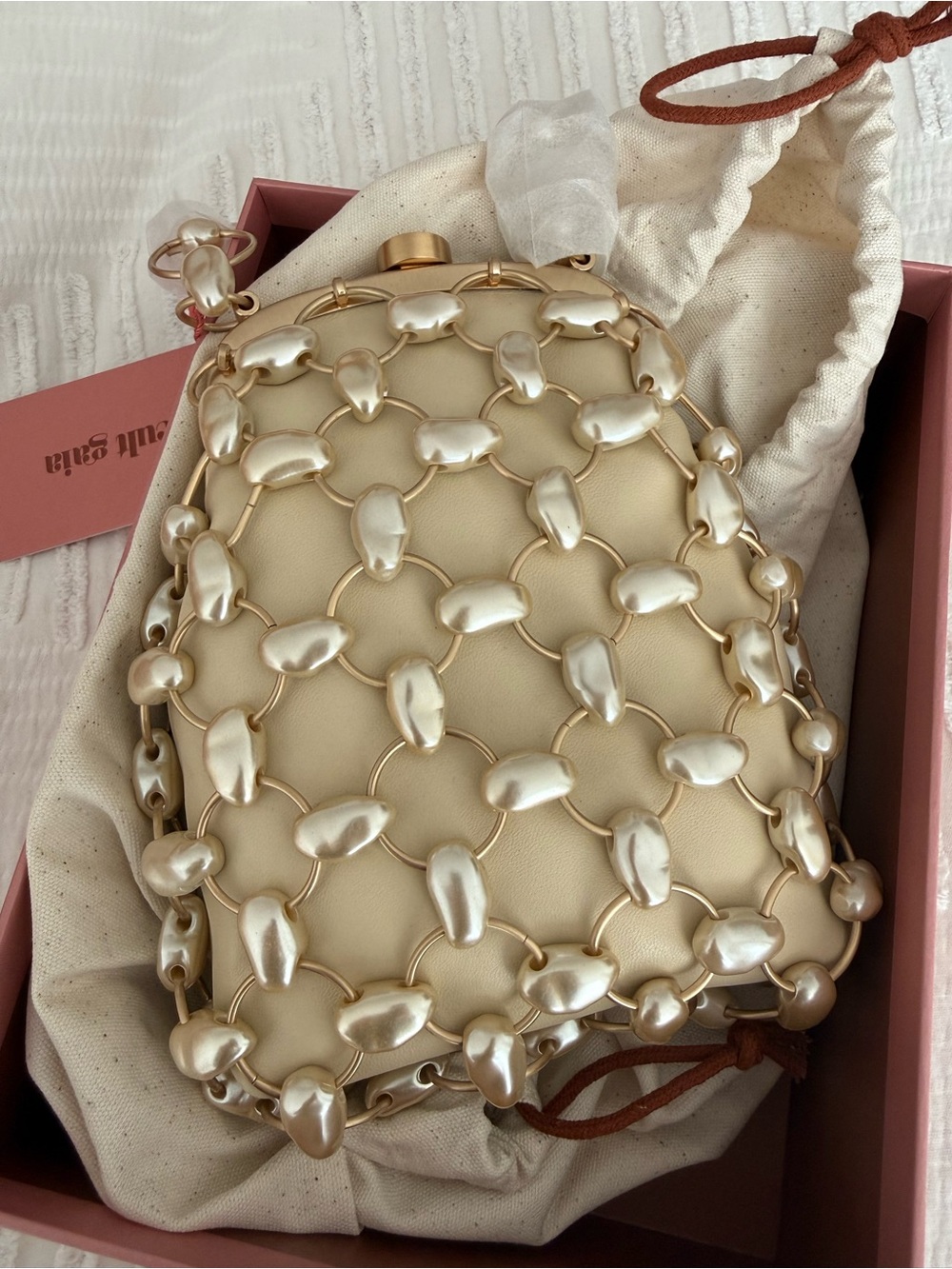 Cult Gaia Brielle Pearl Bag BRAND NEW